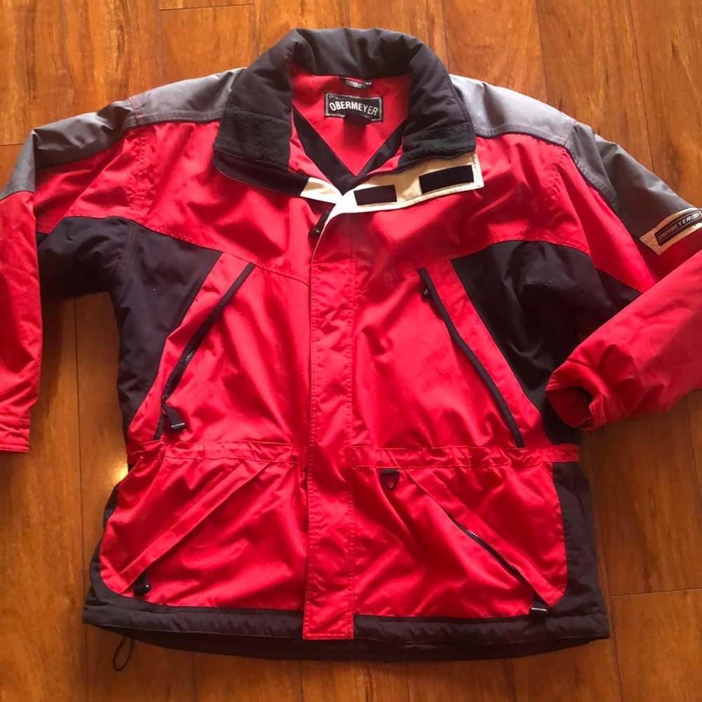 Vintage obermyer ski jacket steep tech winter